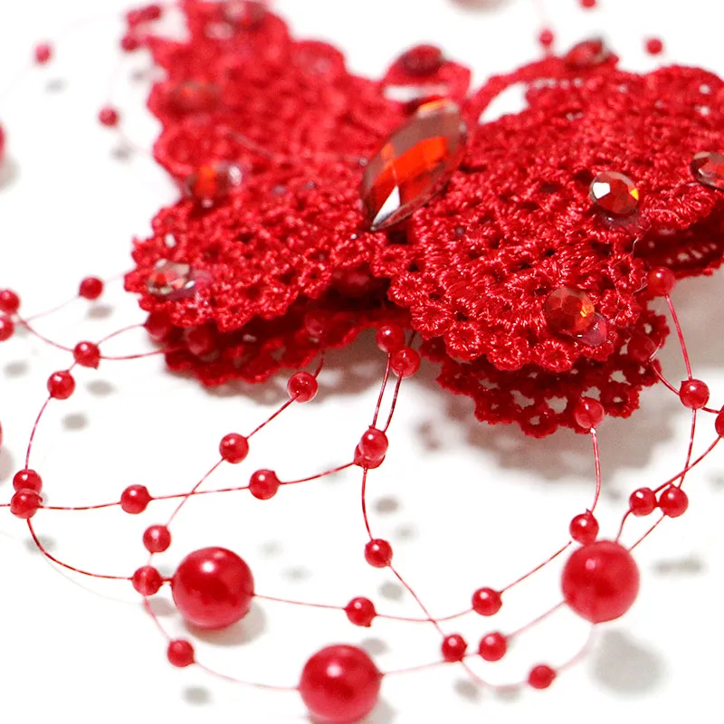 FORSEVEN китайские заколки для волос с искусственным жемчугом и кристаллами