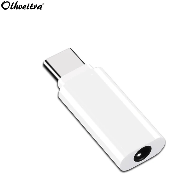 Olhveitra Тип C USB к 3 5 мм аудио адаптер разветвитель для наушников конвертер Кабель