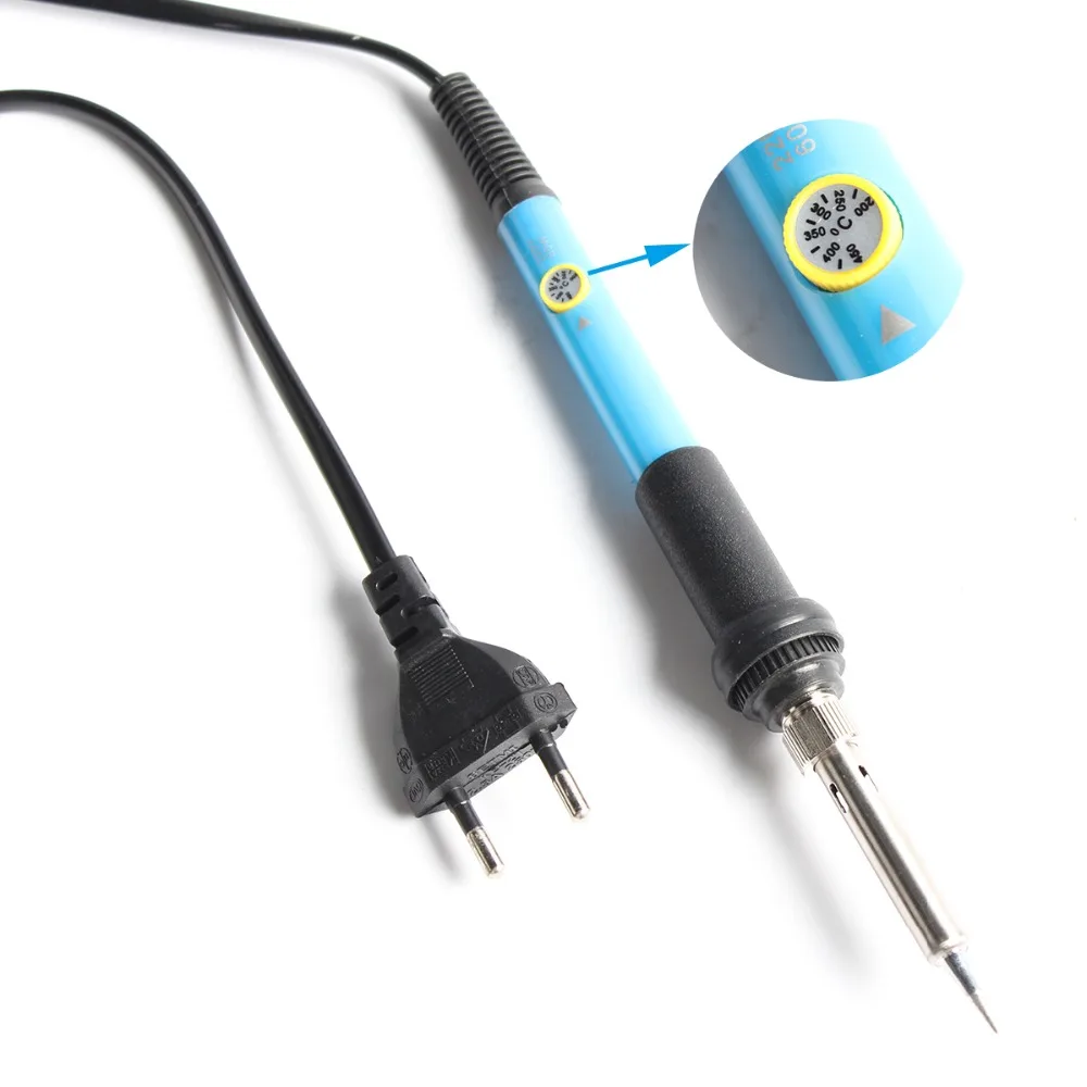 Новое Прибытие ЕС Plug 220 В 60 Вт Регулируемая Температура Электрический Паяльник