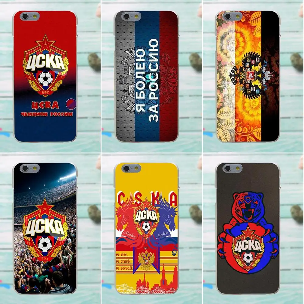 Для Samsung Galaxy A3 A5 A7 J1 J2 J3 J5 J7 2015 2016 2017 мягкие чехлы Капа флаг России эмблема Futbol ЦСКА