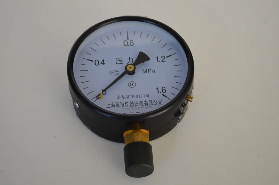 1 шт. DN15/DN20 манометр промышленный ветровой домашний наряд DIY 1.6DIN Боковое крепление 3/8 дюйма резьба для труб декоративный манометр