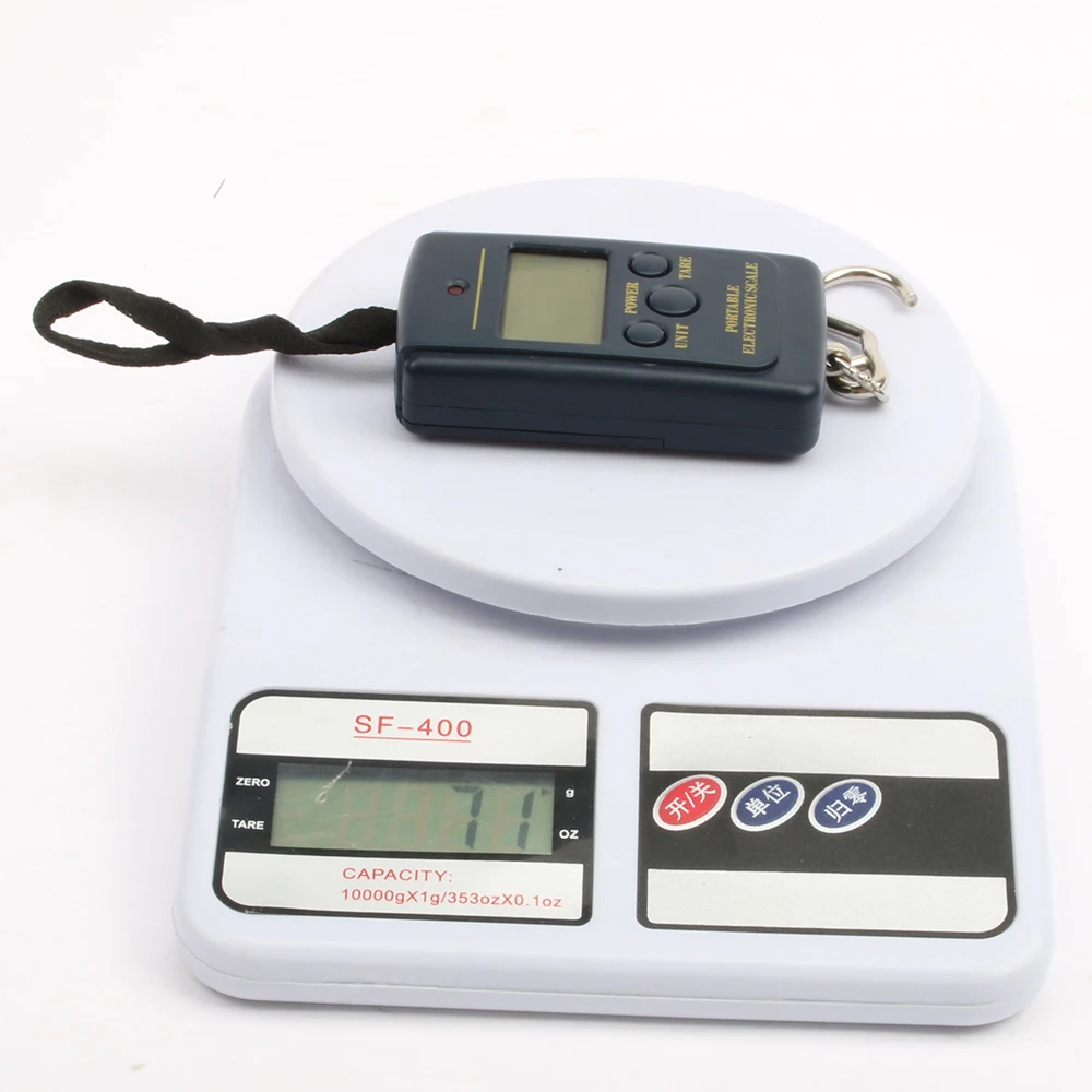 

RUADLER 50kg/10g Portable LCD Display Digital Hanging Scales Electronic Weight Fishing Hook Scale Handheld Weighing Scales