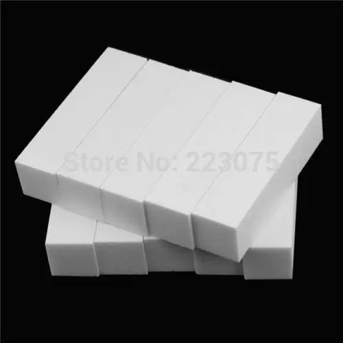 

New 10 PCS New Nail Art Buffer Buffing Polishing Sanding Block File Gel Acrylic Pedicure Manicure Care DIY White