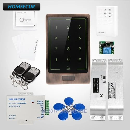 HOMSECUR водонепроницаемый антивандальный 125 кГц Wiegand 26/34 RFID система контроля доступа