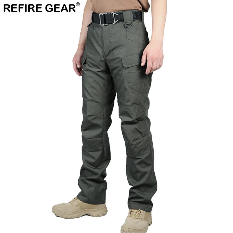 Мужские камуфляжные брюки Refire Gear летние быстросохнущие со съемной застежкой