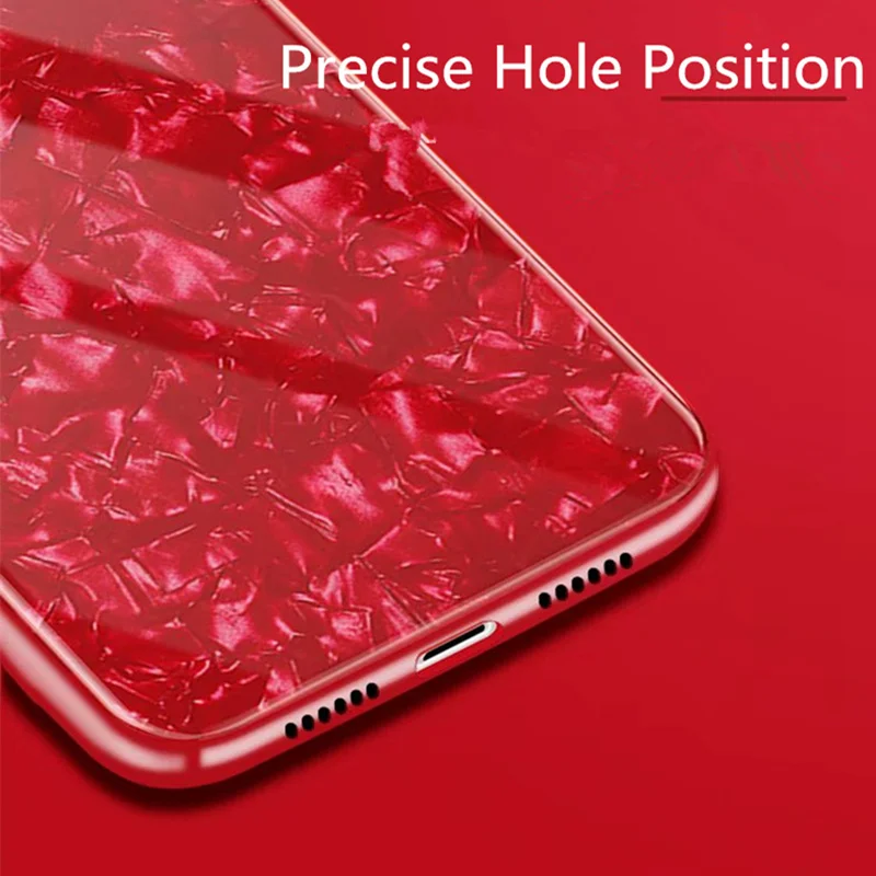 for iphone XS Max X Glass Case XR 5.8 6.1 6.5 Tempered Back Apple 8 7 6 6s Plus Shell |