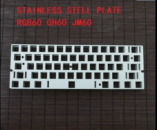 

Stainless Steel Positioning Plate GH60 RGB60 JM60 60% Poker Satellite Axis Gaming Keyboard DIY for Cherry Mechanical Keyboard