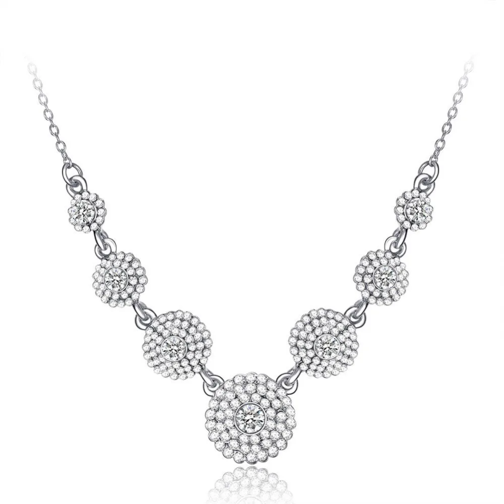 Женское Ожерелье с кристаллами ERLUER роскошное короткое ожерелье из розового