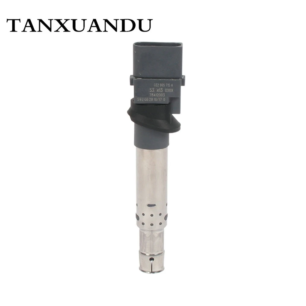 Катушка зажигания подходит для VW Golf R32 EOS Passat Touareg A3 TT 3 2 V6 R36 Atlas CC Q7 6 Cayenne 022905715