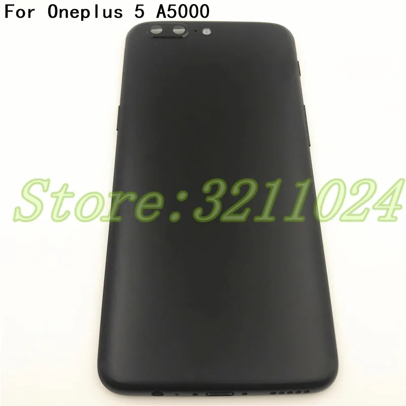 

Оригинальная задняя крышка аккумулятора для Oneplus 5 A5000, чехол с кнопками регулировки громкости для one plus 5, сменная крышка аккумулятора