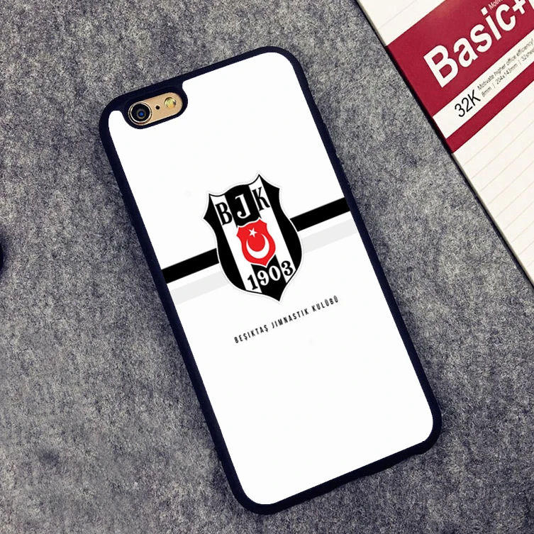 Турция Бешикташ Футбол FC Мягкие силиконовые полный защитный чехол для iPhone X 8 7