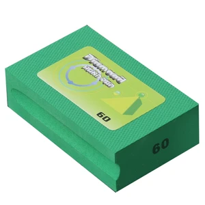 Высококачественная Алмазная ручная полировальная накладка, шлифовальный станок для стекла, камня, мрамора, зернистость 60-400