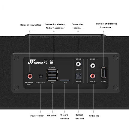 Аудиокомплект JY AUDIO 300KS для телевизора Беспроводная колонка k song Bluetooth объемный