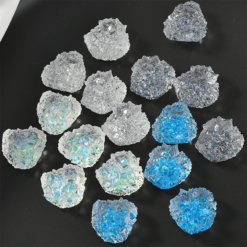 

Newest 50pcs/Lot 18MM Transparent Style Bling Resin Jewelry Cabochons DIY Ornament Accessories Material Photo Prop Cameo