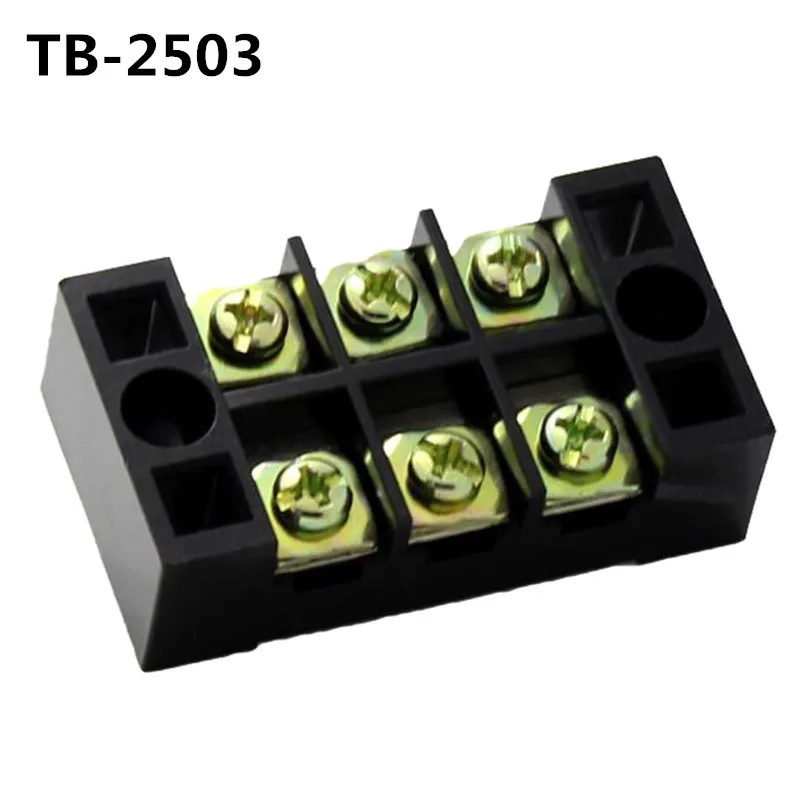10 шт. 600 в 25А TB2503/2504/2505 Барьерная полоса Клеммная колодка Соединительная плата |