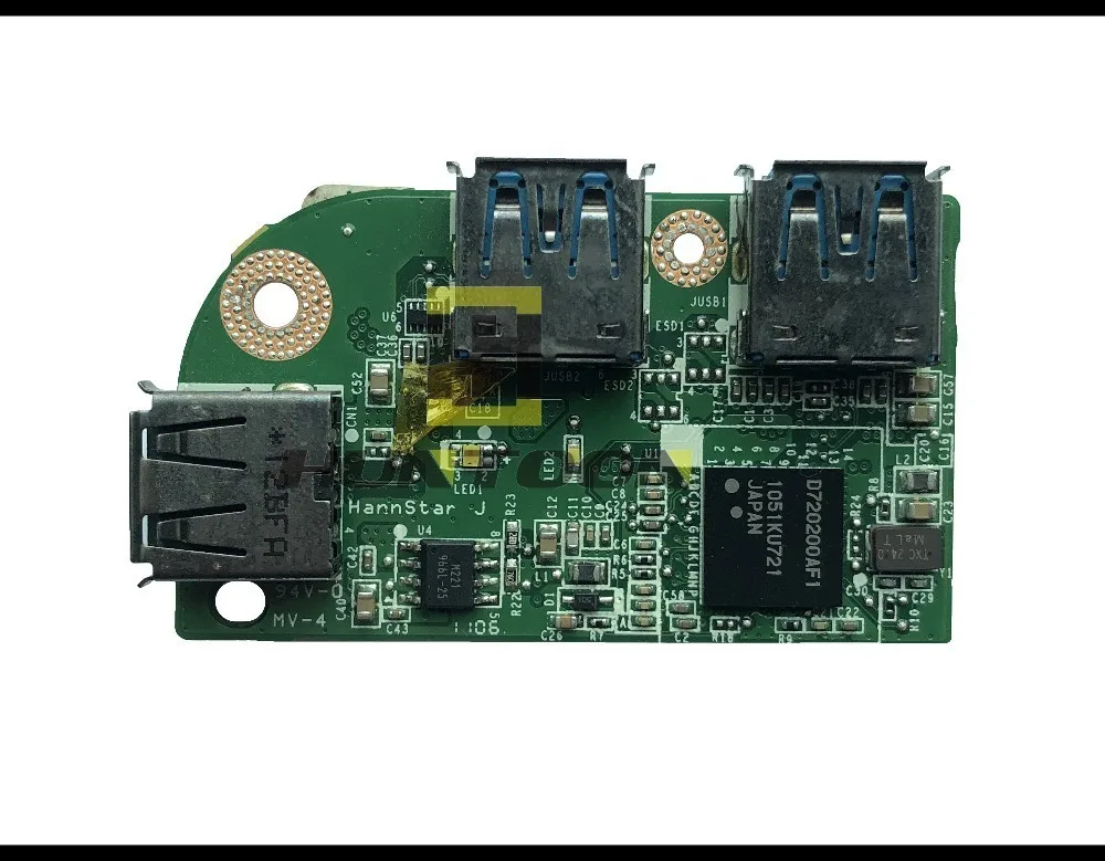 Подлинная USB плата для ноутбука CN 045M3V Dell XPS 17 L702X L701X USB3.0 100% полностью