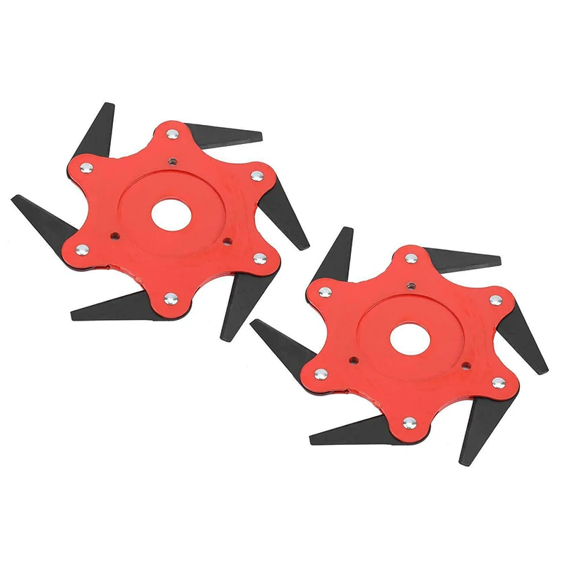 6 зубная садовая газонокосилка лезвие марганцевая сталь трава Триммер-кусторез