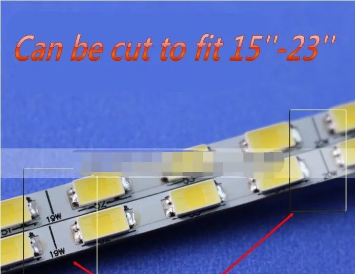 10 шт. 22 дюйма широкая светодиодная подсветка обновленный комплект регулируемая