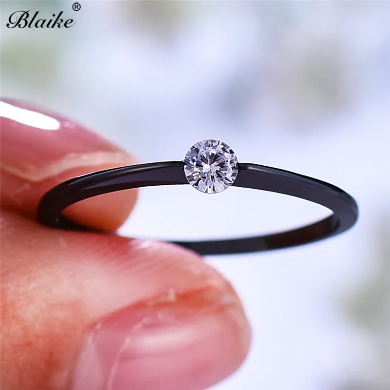 Кольца Blaike из стерлингового серебра 925 пробы для женщин обручальные кольца с