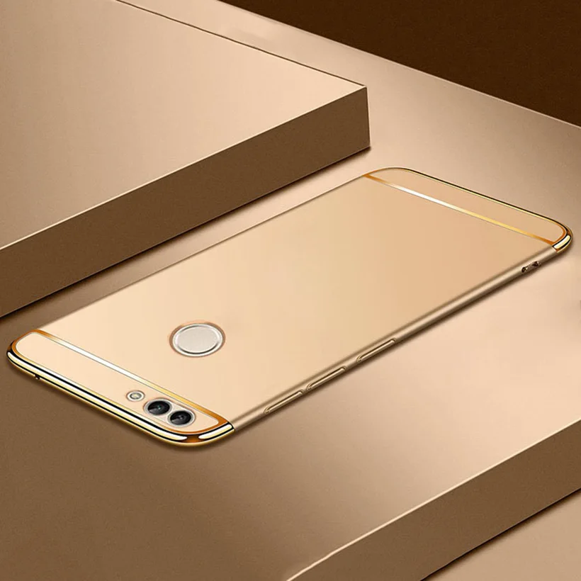 Gold Чехол для huawei P Smart чехол для huawei P Smart Y6 Y7 Pro Y9 Honor 9 Lite 8C 8X P30 Pro 9i P10 P20 Lite Pro крышка - Цвет: Gold