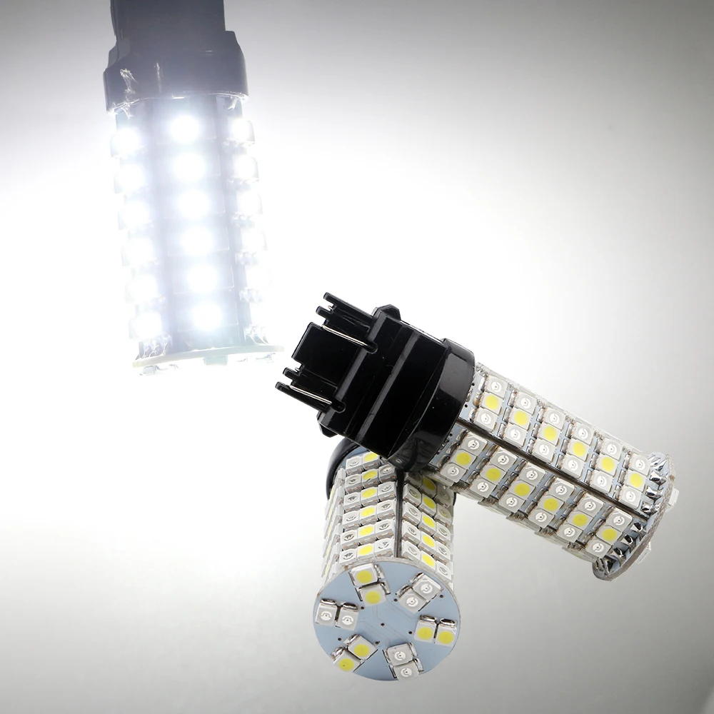 4/10 шт 3157 T25 1210 120 SMD светодиодные лампы двойной цвет белый Янтарный автомобильный