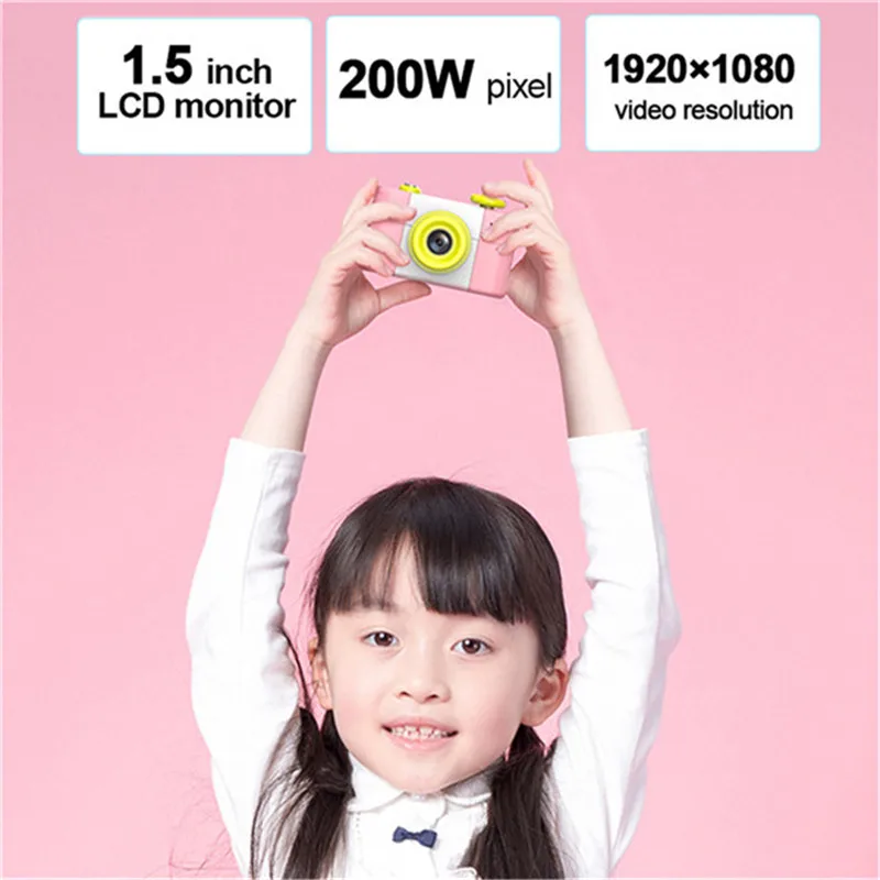 1 5 дюйм(ов) мини Детская Цифровая камера Мультфильм небольших зеркальных