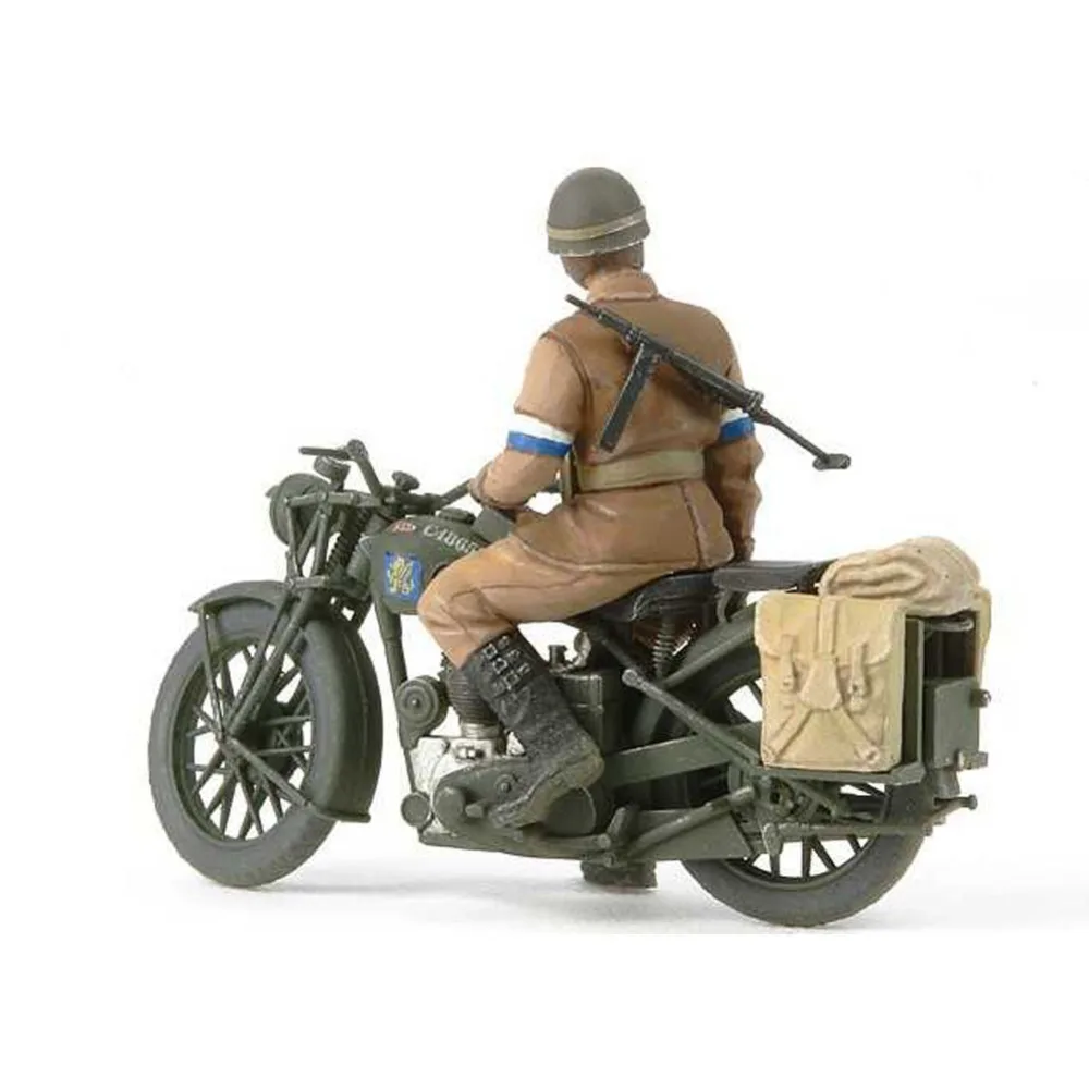Модель мотоцикла OHS tiiya 35316 1/35 British BSA M20 с комплектом военных полицейских в