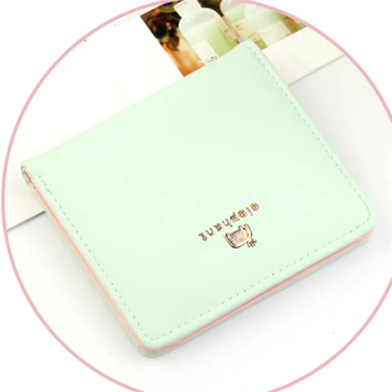 Новинка 2019 Женский кошелек женский короткий Стильный тонкий мини в сложенном