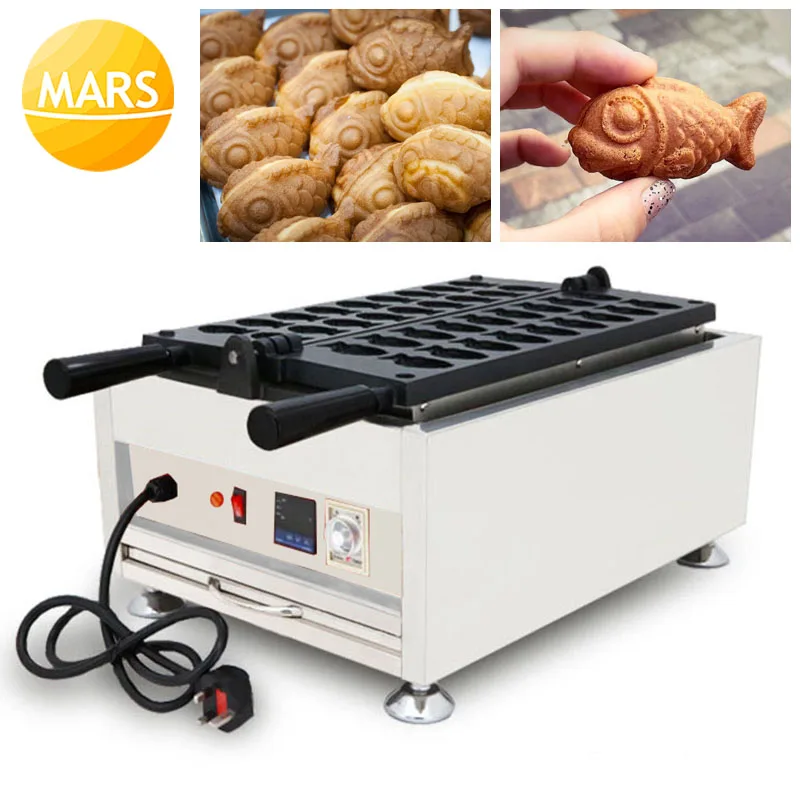 MARS маленький производитель Taiyaki, мини-вафли для рыбы, машина для пекаря, железная японская форма для торта в форме рыбы, оборудование для изготовления сковородок