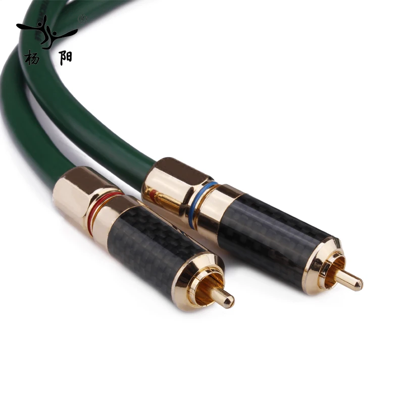 YYAUDIO одна пара FA 220 Hifi XLR кабель Высокое качество OCC 2 RCA мужской аудио кабель|2 rca|2 rca