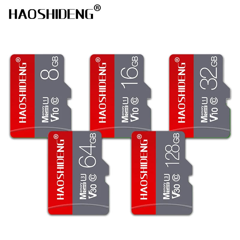 Карта памяти micro sd, реальная емкость, 128 ГБ, класс 10, карта micro sd, 64 ГБ, 32 ГБ, 16 ГБ, 8 ГБ, TF карта mini sd C10, карта памяти+ адаптер