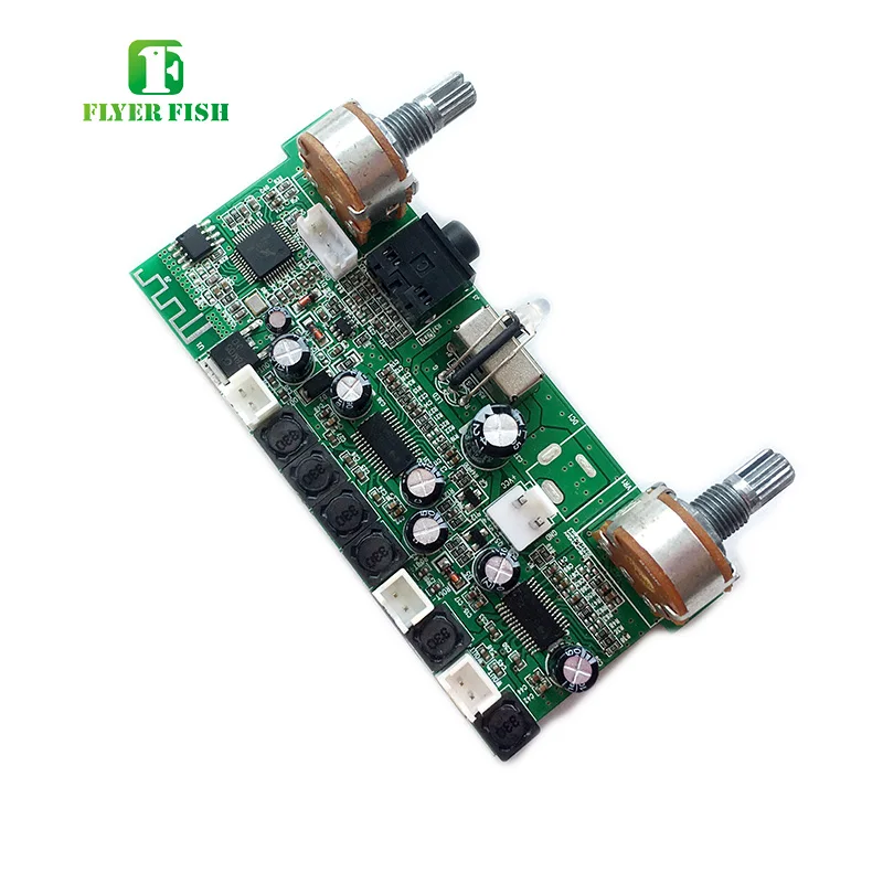 Плата стереоусилителя звука беспроводной Bluetooth-приемник aux-усилитель 2 1 каналов