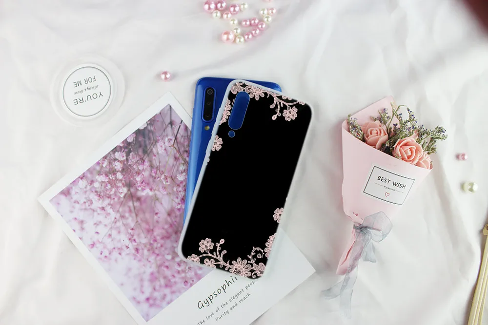Мягкий чехол с цветочным принтом Пейсли Мандала хной для Xiaomi 9 8 A2 A3 lite Mi 9t CC9 9se 5X 6 10