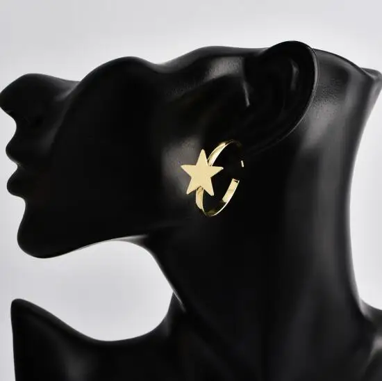 618 новые модные серьги со звездами минималистичные женские Стразы бижутерия