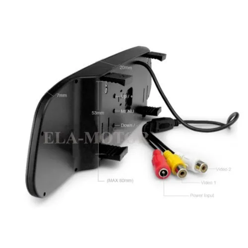 CCD HD Цвет ночного видения Водонепроницаемая Автомобильная камера заднего вида + 4