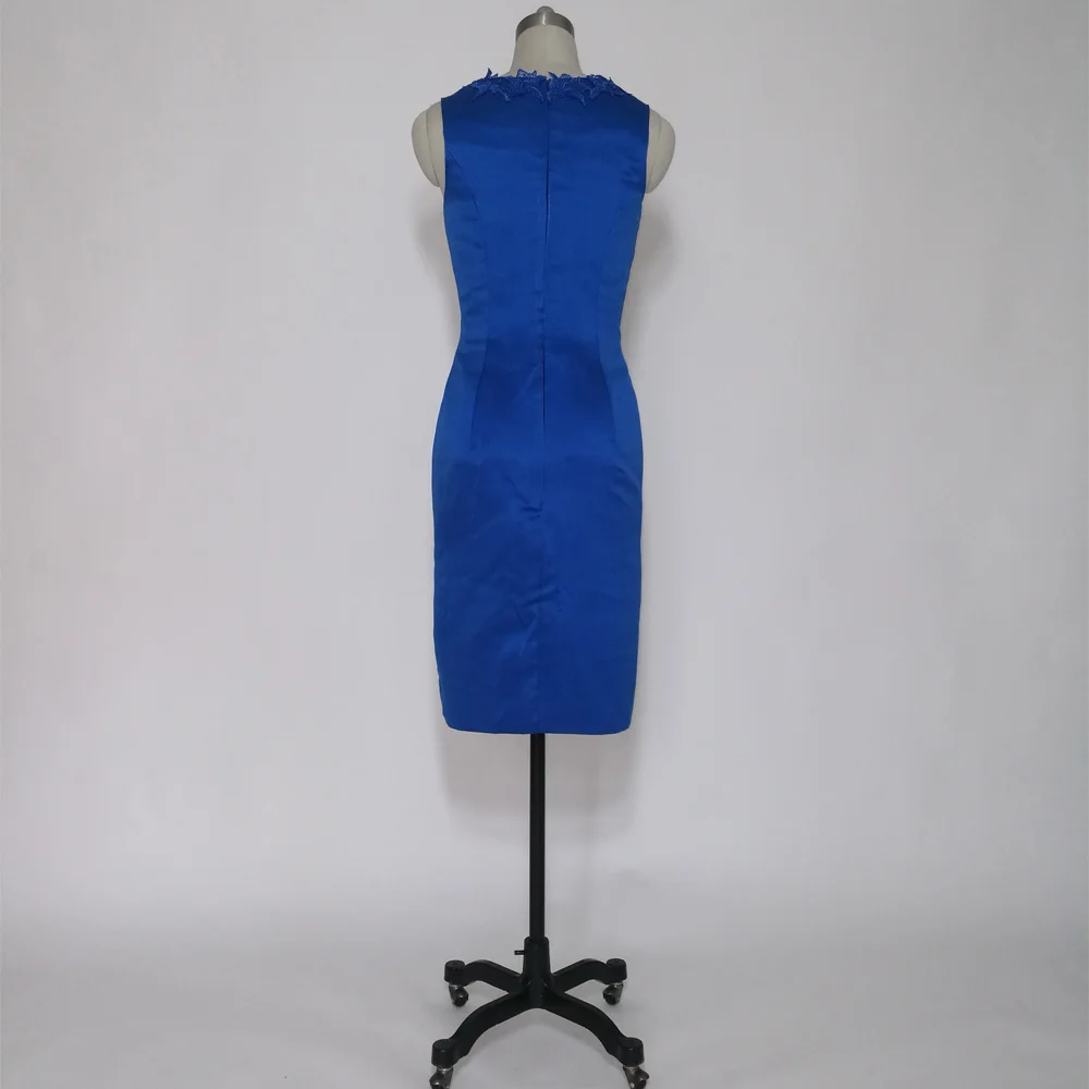 Кружевное платье для матери невесты E JUE SHUNG цвета шампанского с длинным жакетом