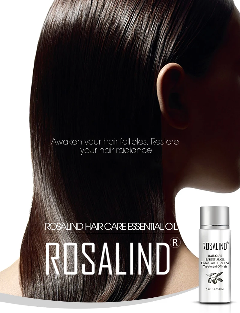 ROSALIND, 2 шт., масло для волос, шампунь, кератин, для лечения волос, сыворотка, маска для волос, Кератиновый шампунь, аргановое масло, восстанавливающее уход, масло для волос