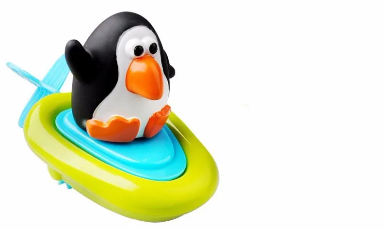 Детская Ванна игрушка Pull And Go лодка Ванна заводная игрушка дети играть в плавательный бассейн Ванна Пингвин динозавр игрушки для мальчиков девочек
