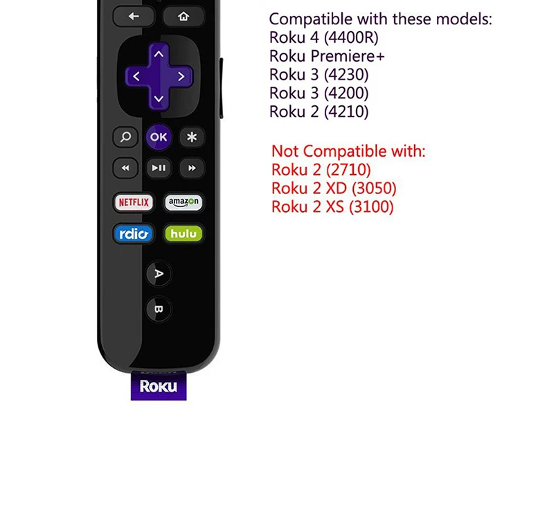 Игровые чехлы с пультом дистанционного управления Roku для Roku 2 3(4230 4200 4210), 4 Premium+ RC54R SIKAI, Противоударные Защитные противоскользящие чехлы