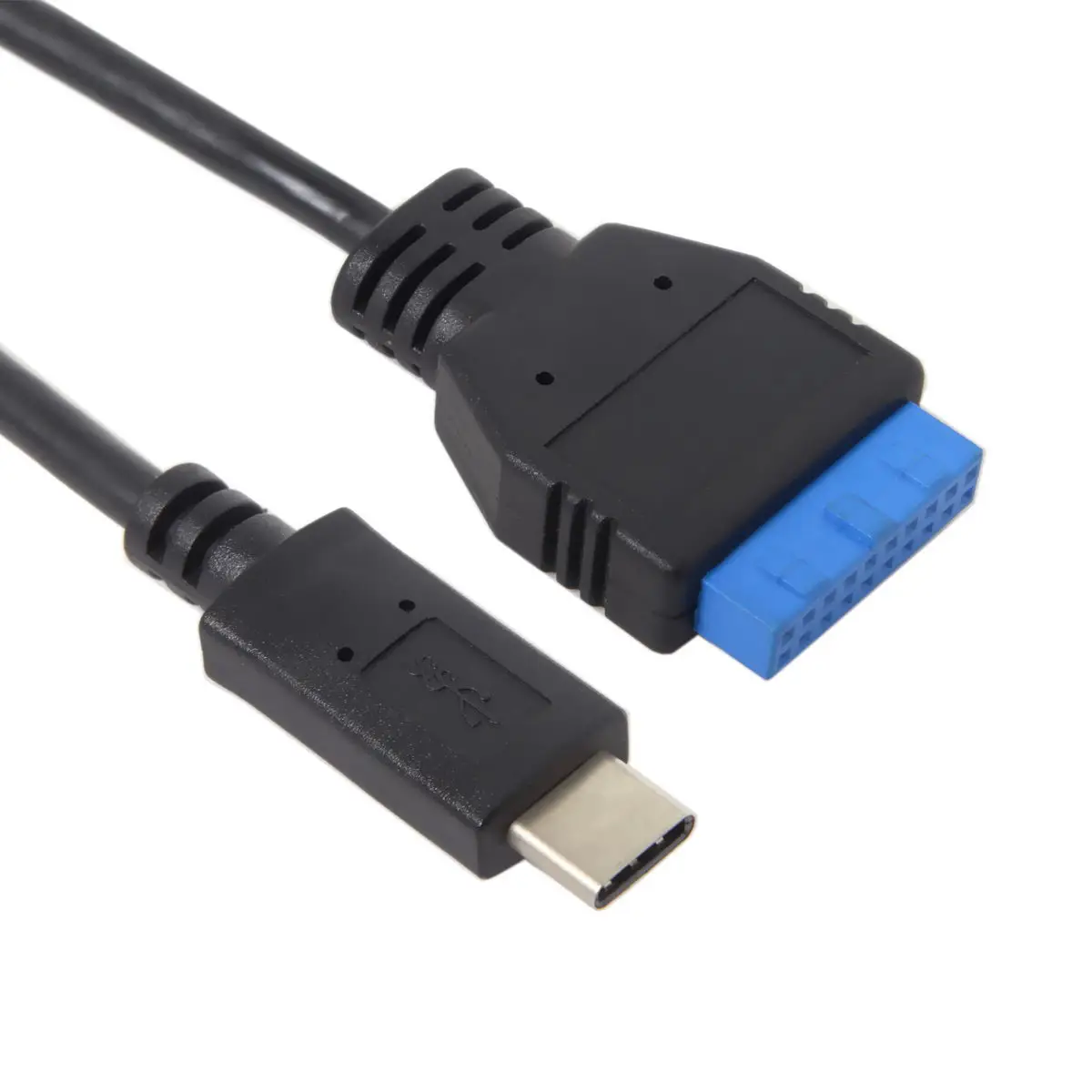 

Single Port USB 3.1 Type-C USB-C Male to USB 3.0 Motherboard 19Pin 20Pin Header Cable