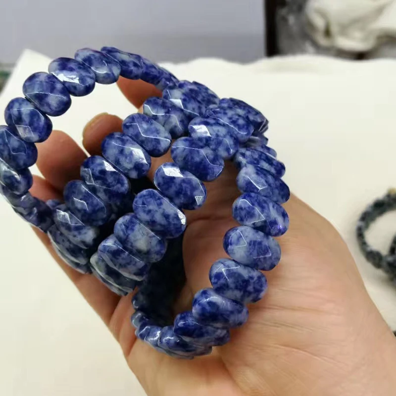 Браслет из бусин натурального кальдалита браслет камня ювелирные изделия сделай