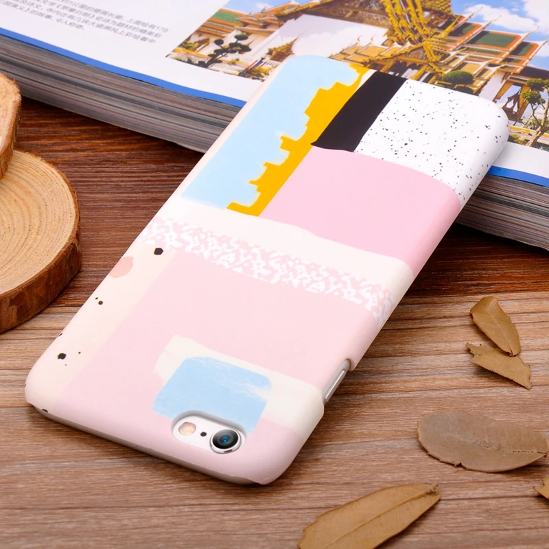Roybens Vintage Vivid Hard Plastic Cover For iPhone 5S SE Map Marble Tough Stone Image Slim Mat Case |
