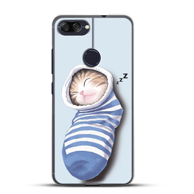For Asus Zenfone Max Plus M1 ZB570TL X018D Case Matte Soft TPU Cartoon Silicone Cover Shell ASUS |