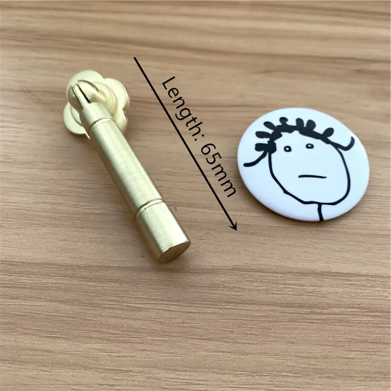 single hole pull LCH цинковый сплав, матовый золотой медный цвет, ручка для шкафа, выдвижная ручка, дверная ручка, художественная мебель в китайском стиле, фурнитура - Цвет: single hole pull