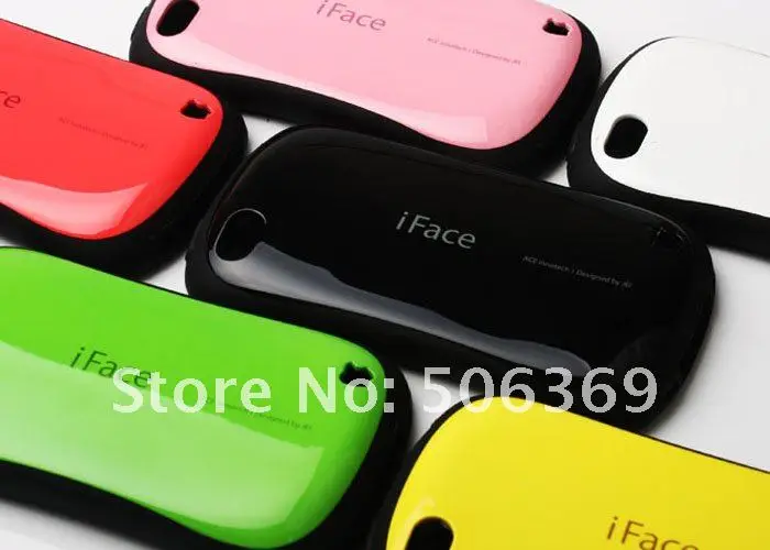 MOQ 1pcs New Arrival Korea Style candy color iFace First Class Case For Iphone 4 4G 4S Free Shipping |