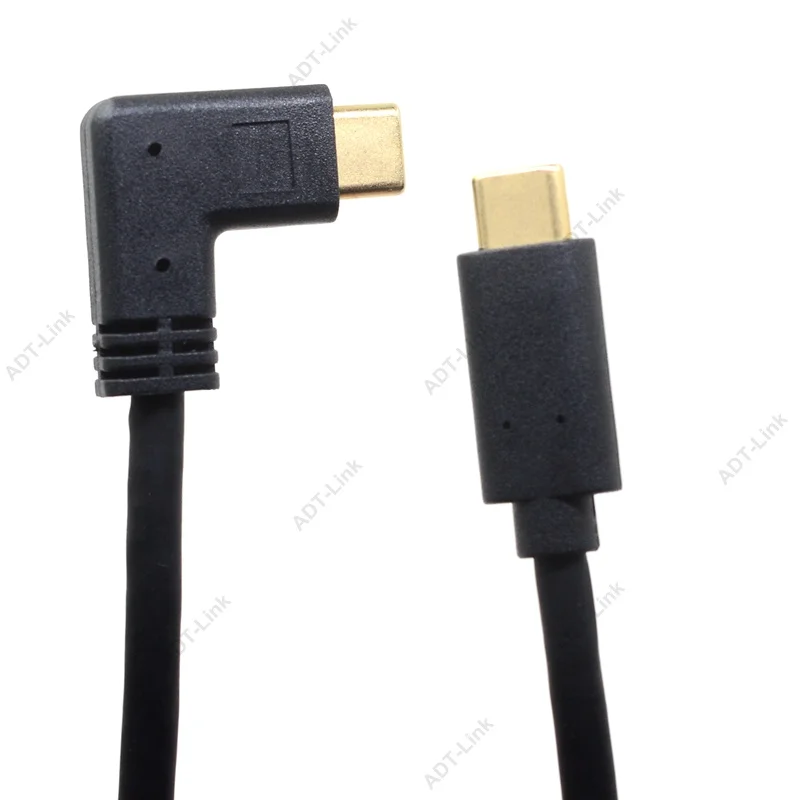 Кабель usb type-C, 2 м, 1 м, 0,6 м, 0,3 м, кабель Usb C для мобильного телефона, кабель USB C USBC-USBC, Угловой кабель для быстрой зарядки и USB-C данных для MacBook, usb C