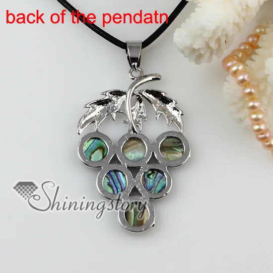 coconut tree rainbow abalone seashell mother of pearl oyster sea shell necklaces pendants 2013 cheap handmade jewelry | Украшения и