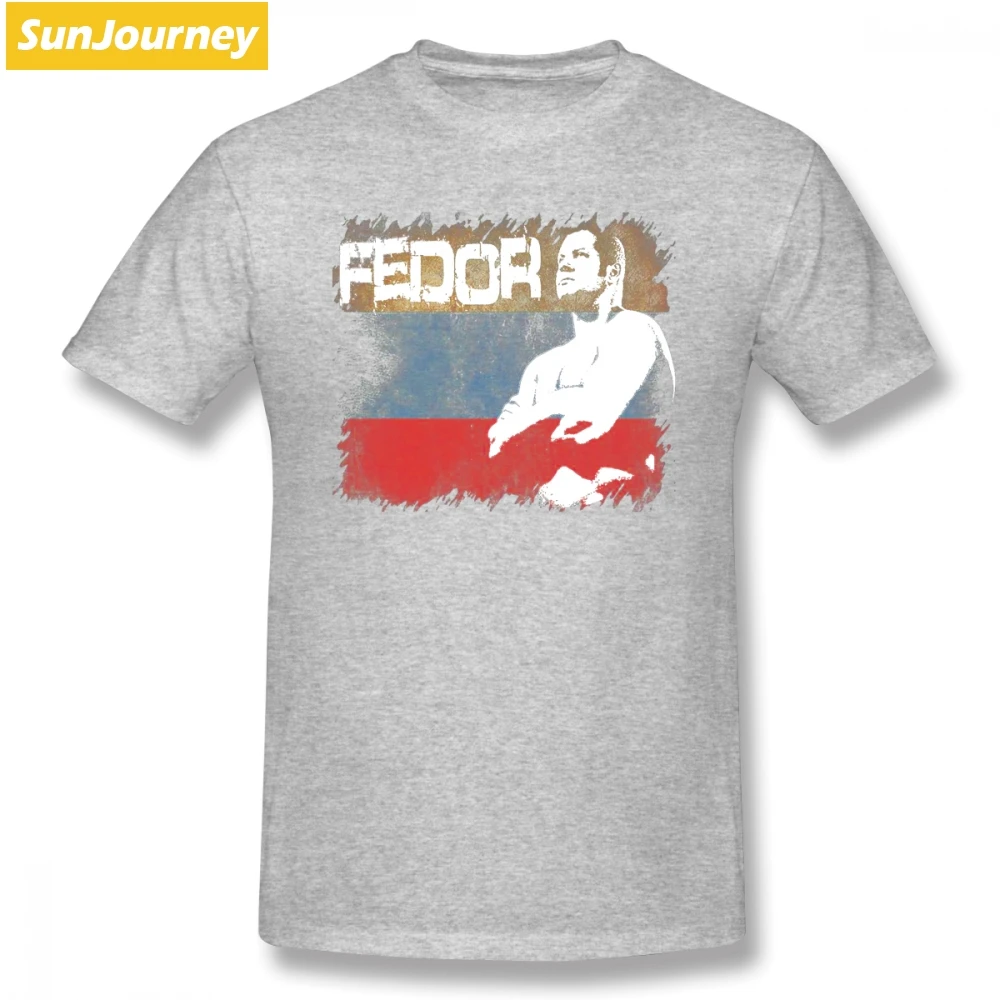 Top Designing Men's T-shirts Fedor Emelianenko Short Sleeved Cotton O-neck Plus Size T-shirt For Adult Camiseta | Мужская одежда