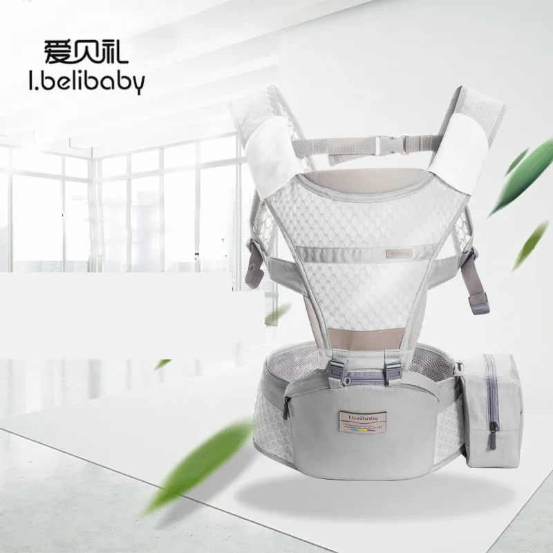 Ibelibaby Рюкзаки кенгуру 3 в 1 эргономичный слинг Портативный переноска для младенца