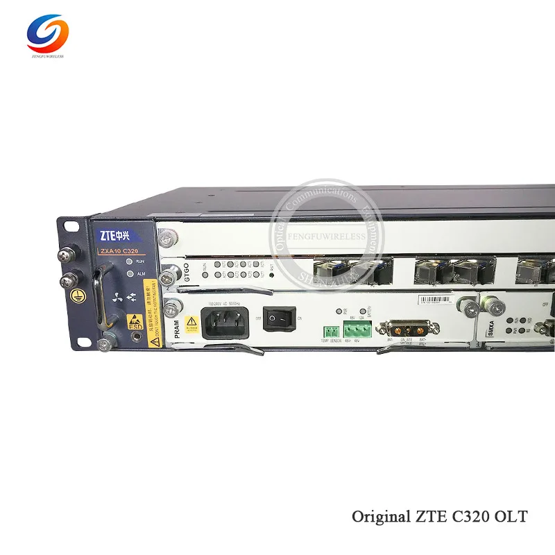 2018 100% Оригинал ZTE ZXA10 C320 48V AC + DC источник питания Электрический GPON OLT с 8 портами GTGO C